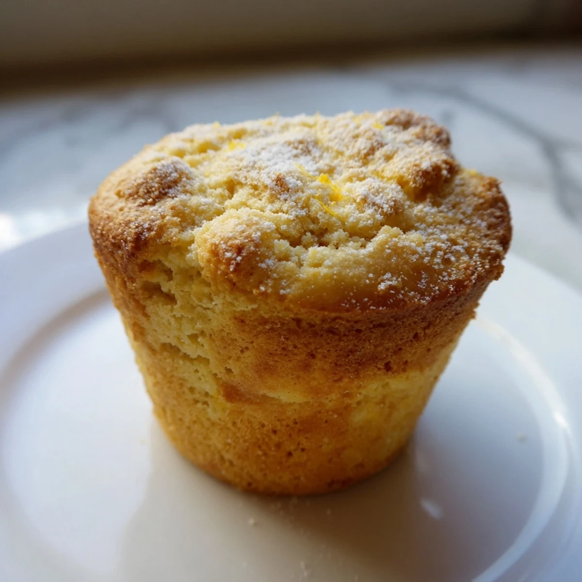 Fluffy Quark Muffins, golden-brown and fresh from the oven, ready for a delicious breakfast treat.
