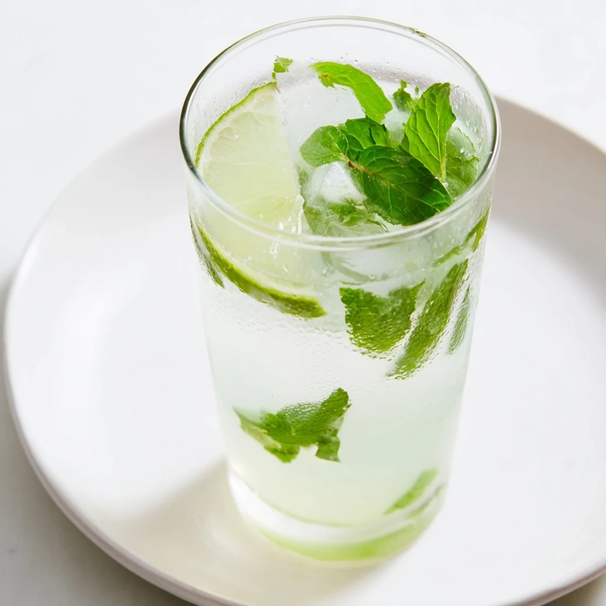 Bright green Mint Lime Agua Fresca in a pitcher, perfect for serving at a Mexican-themed gathering.