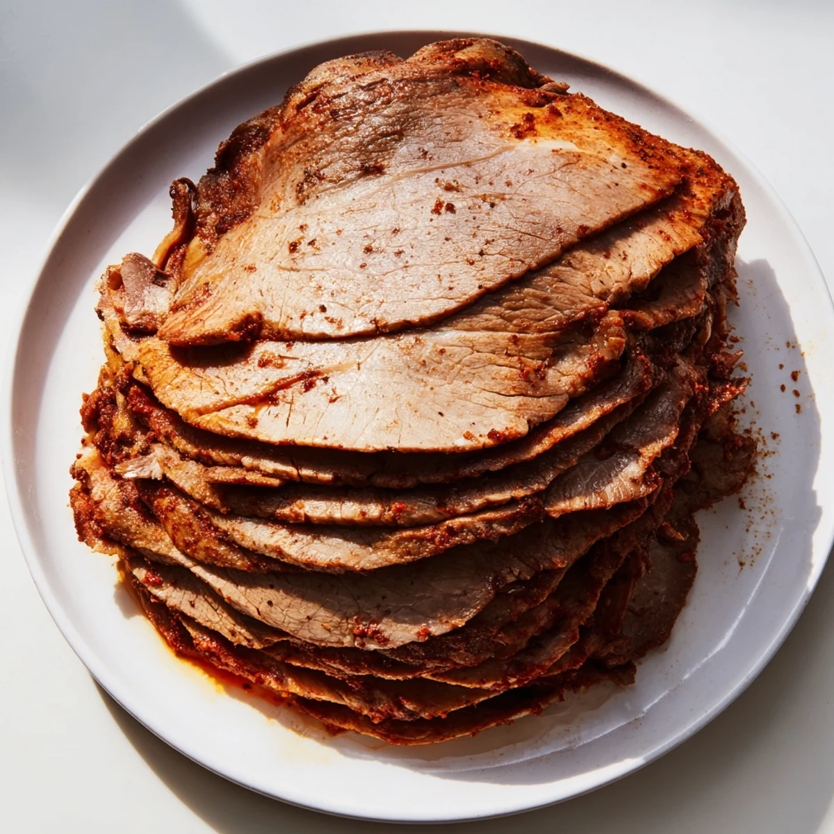 Savor the aroma of roasted Turkish Döner meat, perfectly spiced and layered for authentic flavors.