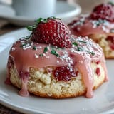 Zarte Erdbeer Zucker Kekse