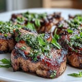 Lammkoteletts mit Minz Gremolata