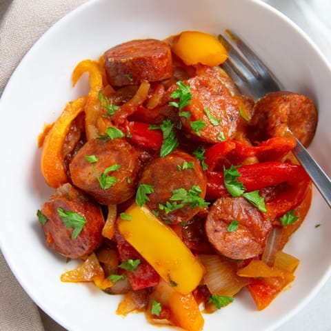Sausage Goulash mit Paprika