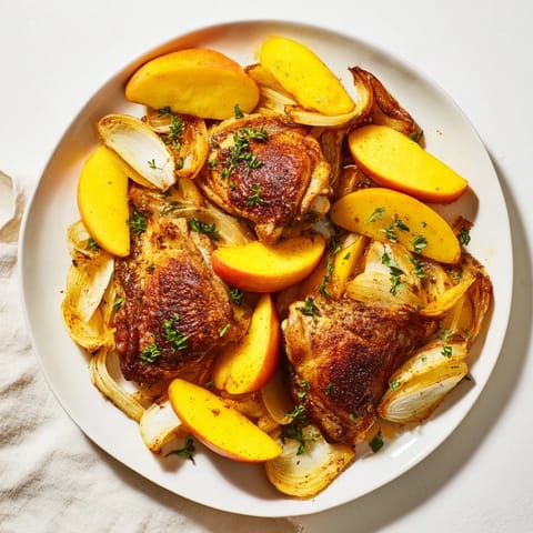 German-Style Huhn mit Äpfeln