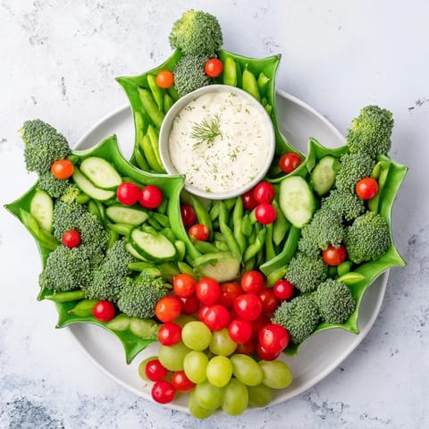 Festlicher Holly Blatt Gemüse