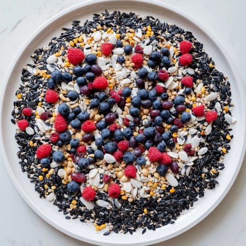 Singvogel Samen Beeren Platte