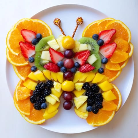 Monarch magische Frucht Schmetterling