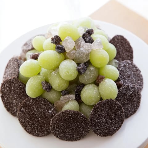 Kristallhöhle mit Trauben Zucker