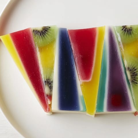 Bunte V-Segmente Dessert #127