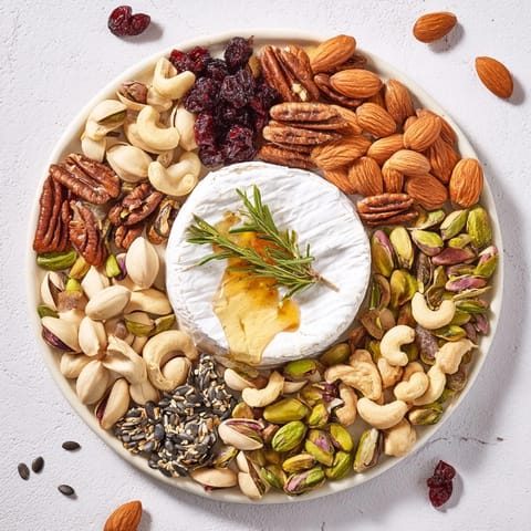 Labyrinth aus Nüssen und Käse