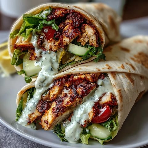 Hühnchen Shawarma mit Knoblauchsoße #274