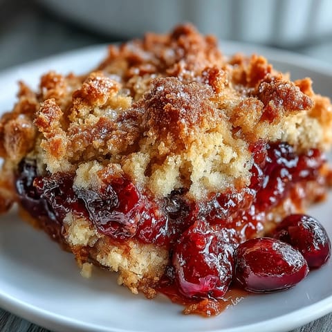 Knuspriger Cranberry Cobbler #324
