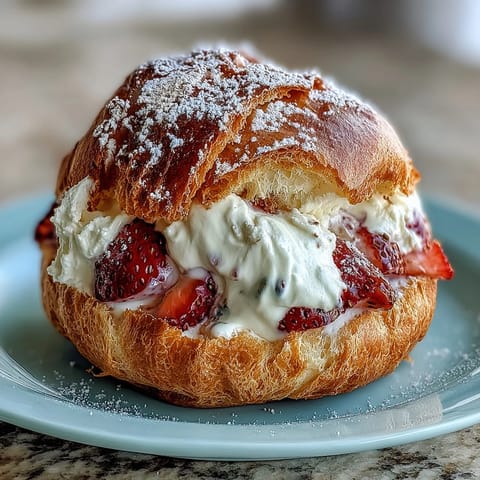 Valentinstag Erdbeer Sahne Choux #330