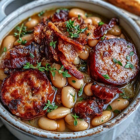 Schinken weiße Bohnen Cassoulet
