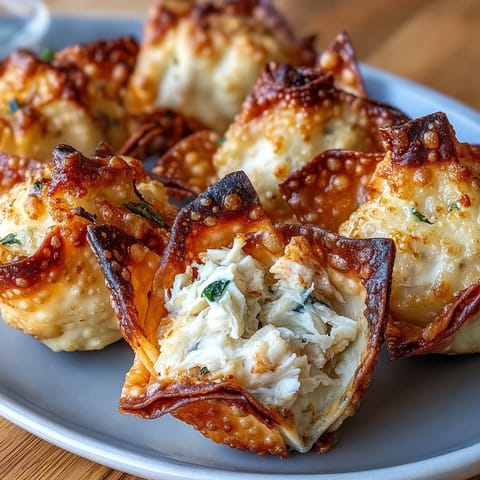 Air Fried Wontons mit Krabbe #335