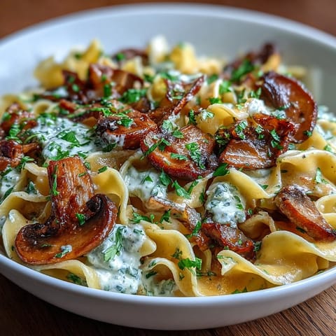 Zwiebel Pilz Stroganoff #345