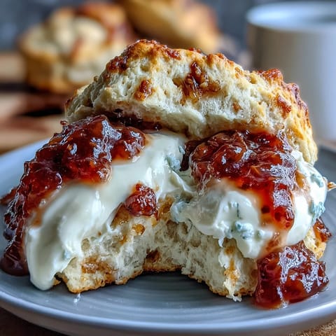 Clotted Cream Jam Scones #370