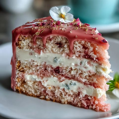 Brautparty Rosé Velvet Torte