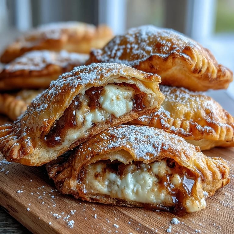 Gehobene Guava and Cheese Empanadas, serviert mit Zucker bestreut und lauwarm.