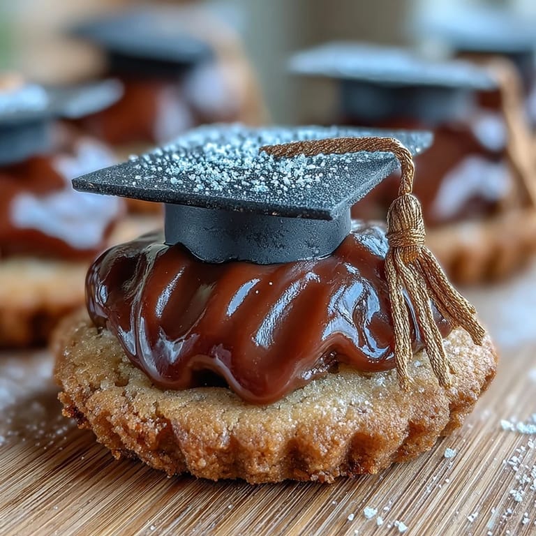 1. Abschlussplätzchen in Diplom- und Hutform mit goldener Royal Icing Dekoration – perfekt für festliche Feiern